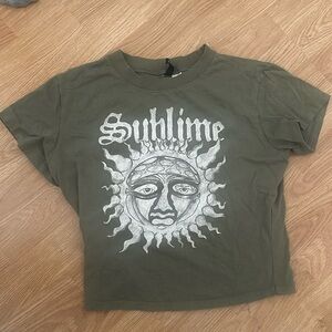Forest Green Sublime Women’s Crop Tshirt